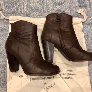 Joie Dalton Leather Ankle Booties